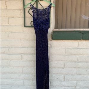 Long formal jeweled dress